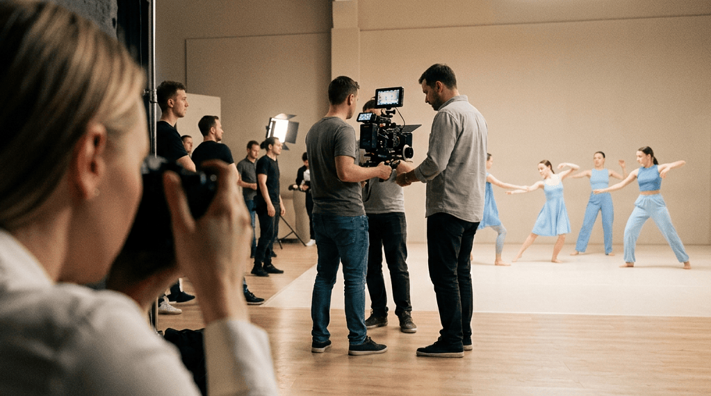 Tournage d'un making-of