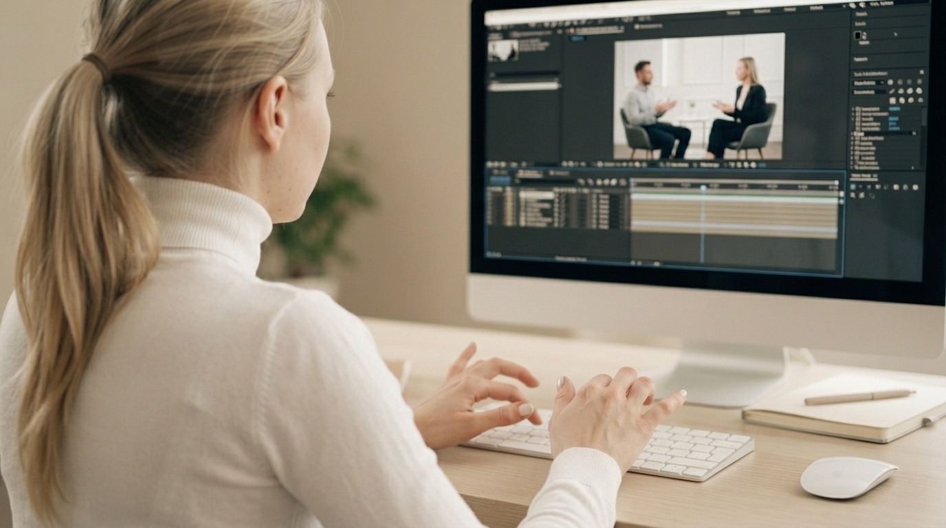 Estelle Lefebvre en post-production